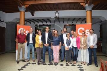 Presentación de la candidatura de CS de Telde (Foto TA)